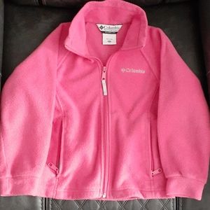 ❤Girl's Columbia fleece zip up, size (6/6x)